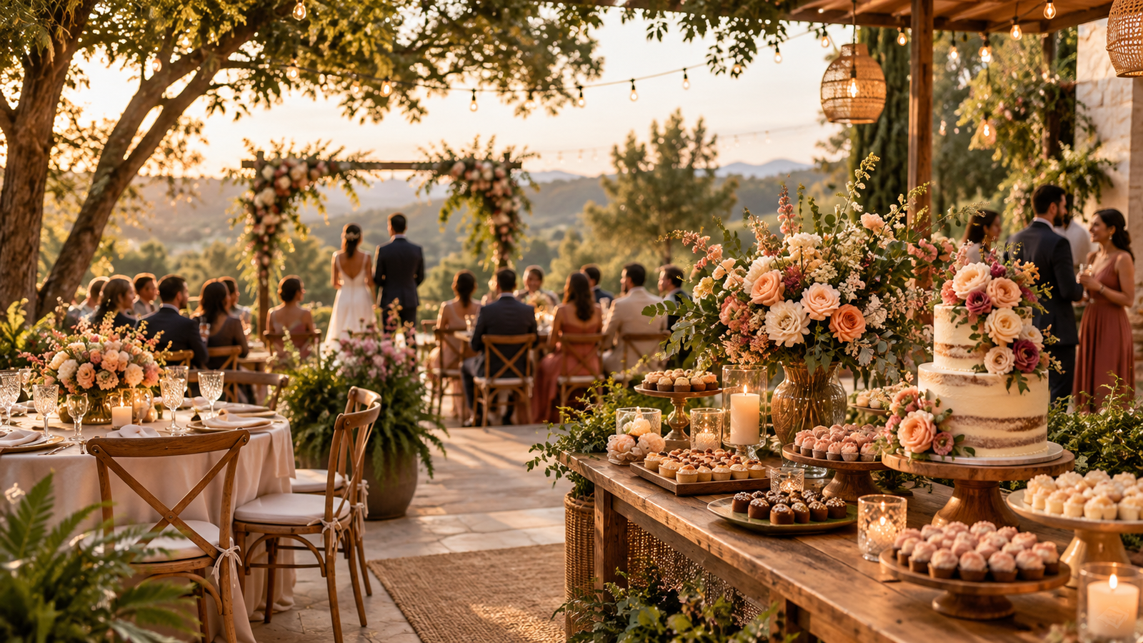 Mini wedding intimista ao ar livre